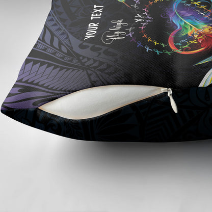 Polynesian Hummingbird - Fly High Until We Meet Again Personalized Pillow Cover
