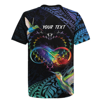 Polynesian Hummingbird - Fly High Until We Meet Again Personalized Rugby Jersey