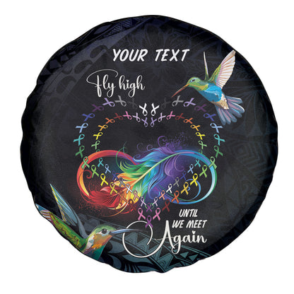 Polynesian Hummingbird - Fly High Until We Meet Again Personalized Spare Tire Cover