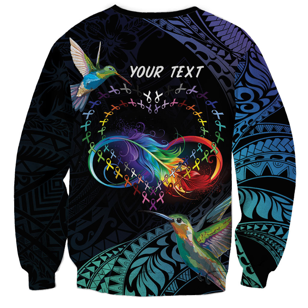 Polynesian Hummingbird - Fly High Until We Meet Again Personalized Sweatshirt