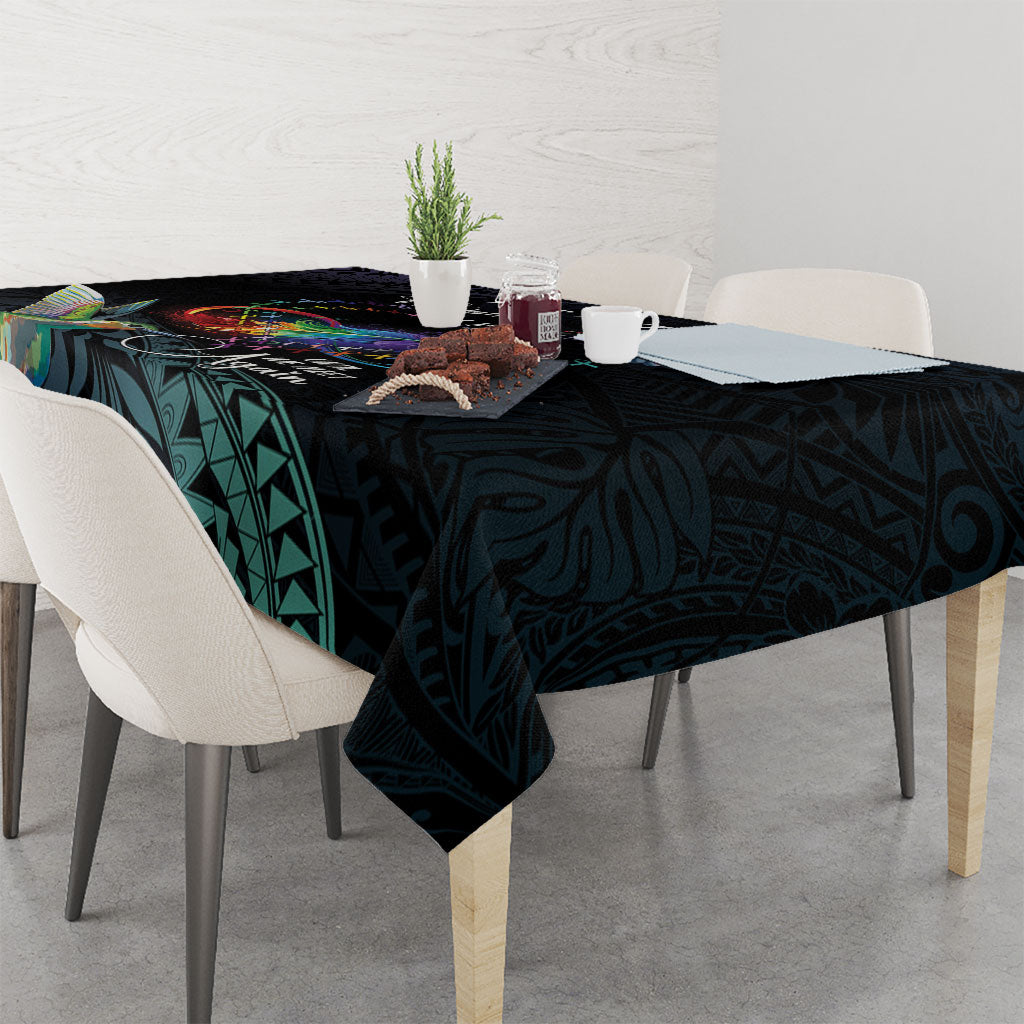 Polynesian Hummingbird - Fly High Until We Meet Again Personalized Tablecloth