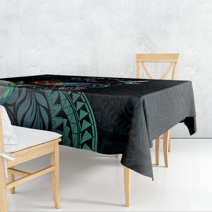 Polynesian Hummingbird - Fly High Until We Meet Again Personalized Tablecloth