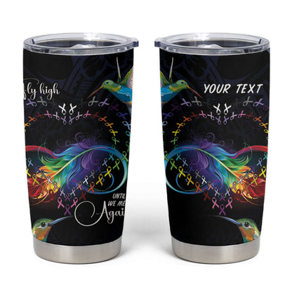 Polynesian Hummingbird - Fly High Until We Meet Again Personalized Tumbler Cup