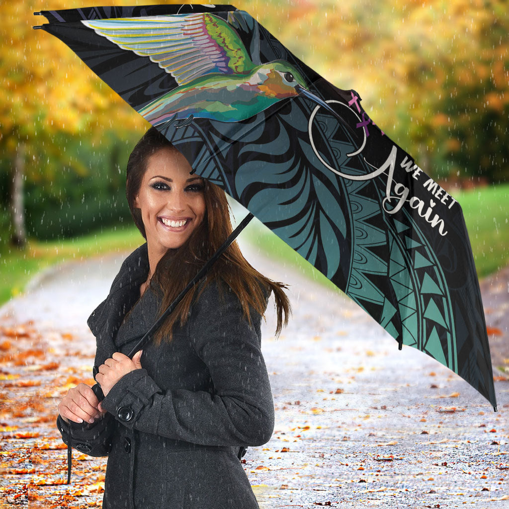 Polynesian Hummingbird - Fly High Until We Meet Again Personalized Umbrella