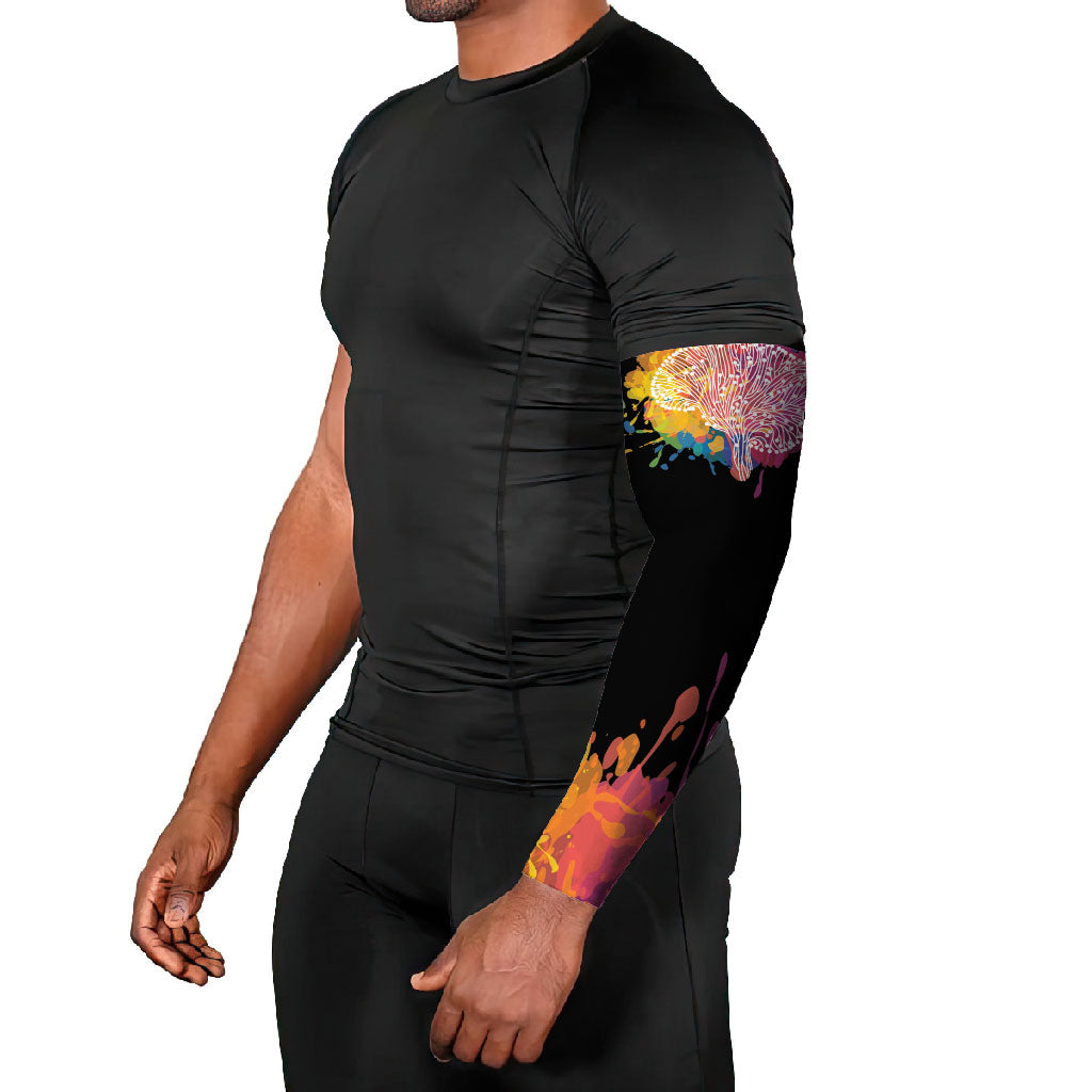 Autism Wired Differently Colors Splash Arm Sleeves