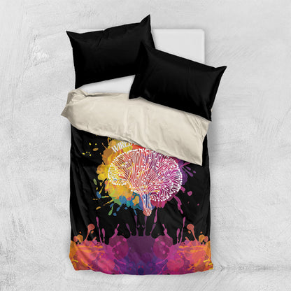 Autism Wired Differently Colors Splash Bedding Set
