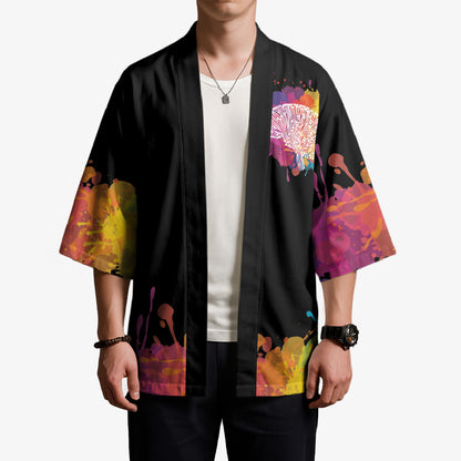 Autism Wired Differently Colors Splash Kimono