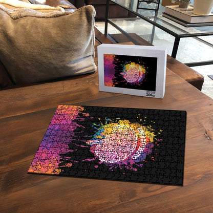 Autism Wired Differently Colors Splash Puzzle