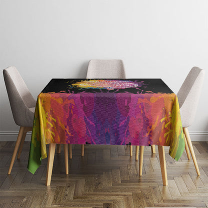 Autism Wired Differently Colors Splash Tablecloth