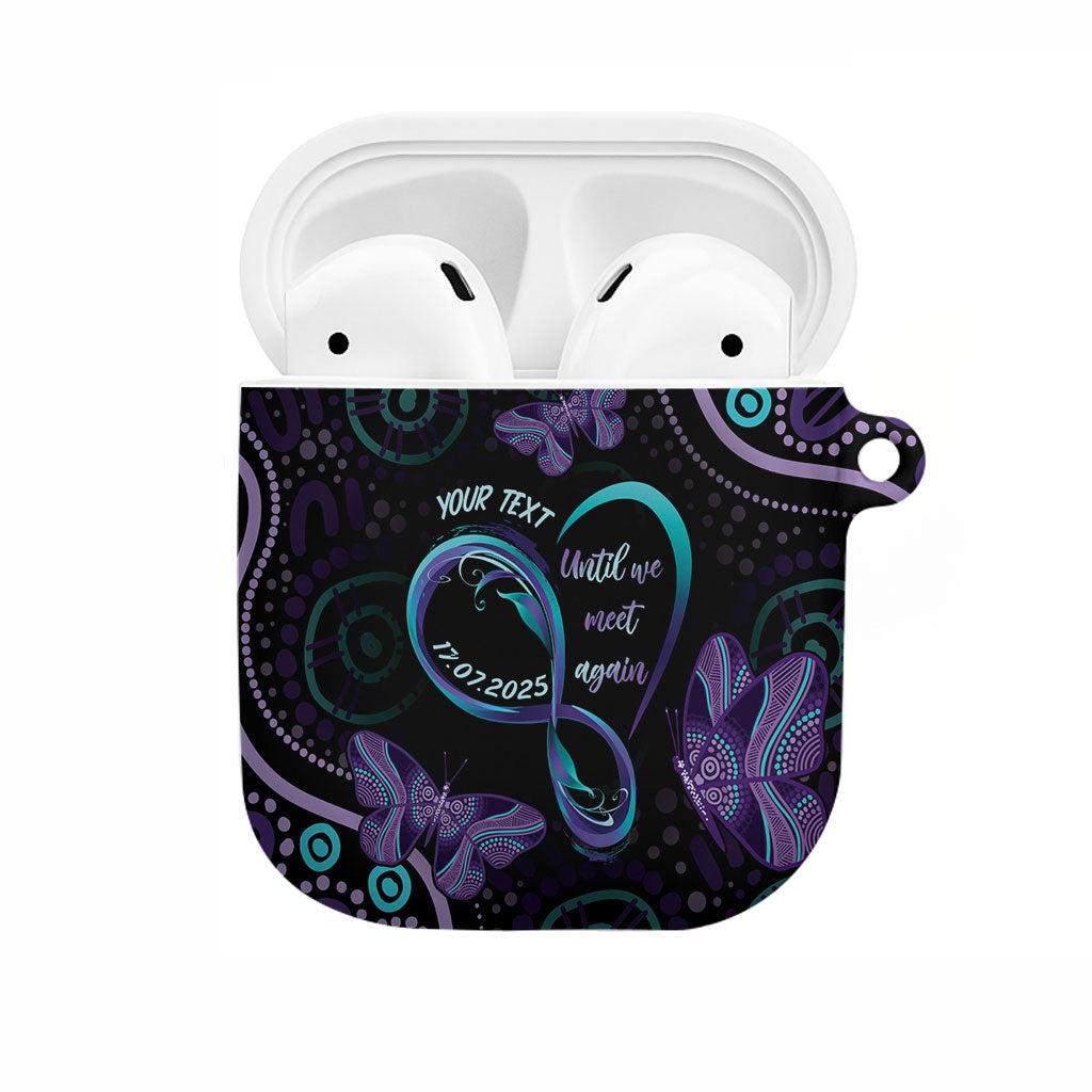 Personalized Australia Infinity Heart Indigenous AirPods Case Fly High Until We Meet Again