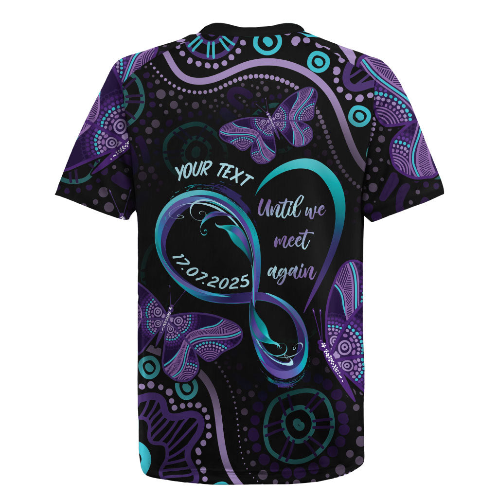 Personalized Australia Infinity Heart Indigenous Rugby Jersey Fly High Until We Meet Again