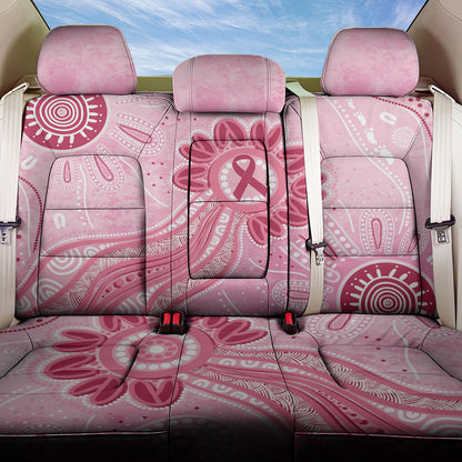 First Nation Aboriginal Dot Arts Back Car Seat Cover Think Pink