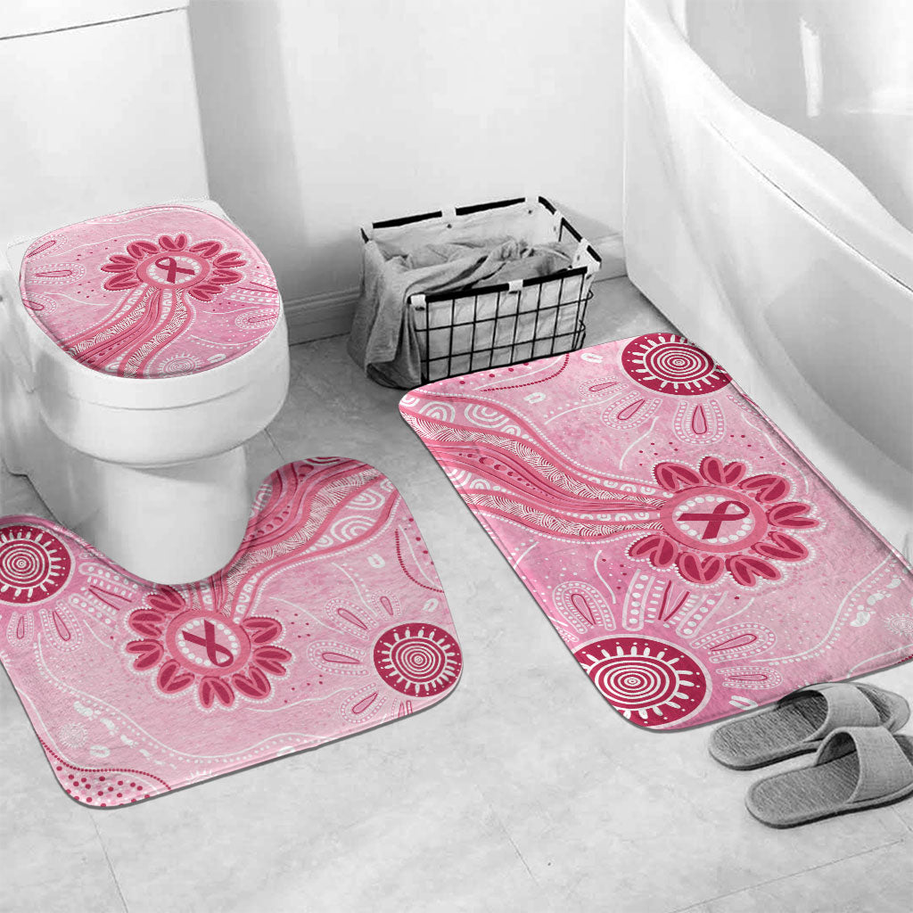 First Nation Aboriginal Dot Arts Bathroom Set Think Pink