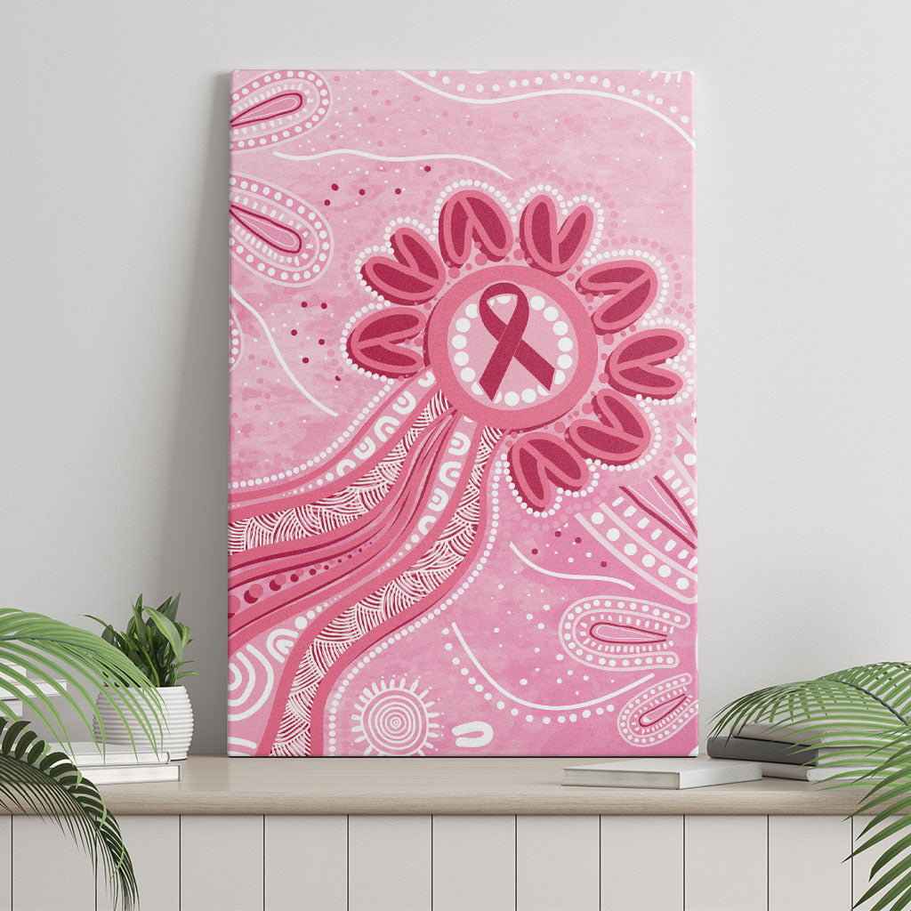 First Nation Aboriginal Dot Arts Canvas Wall Art Think Pink