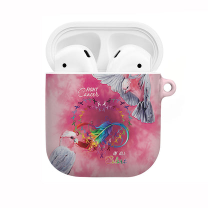 Australia Fight Cancer In All Colors AirPods Case Galah Pink Tie Dye