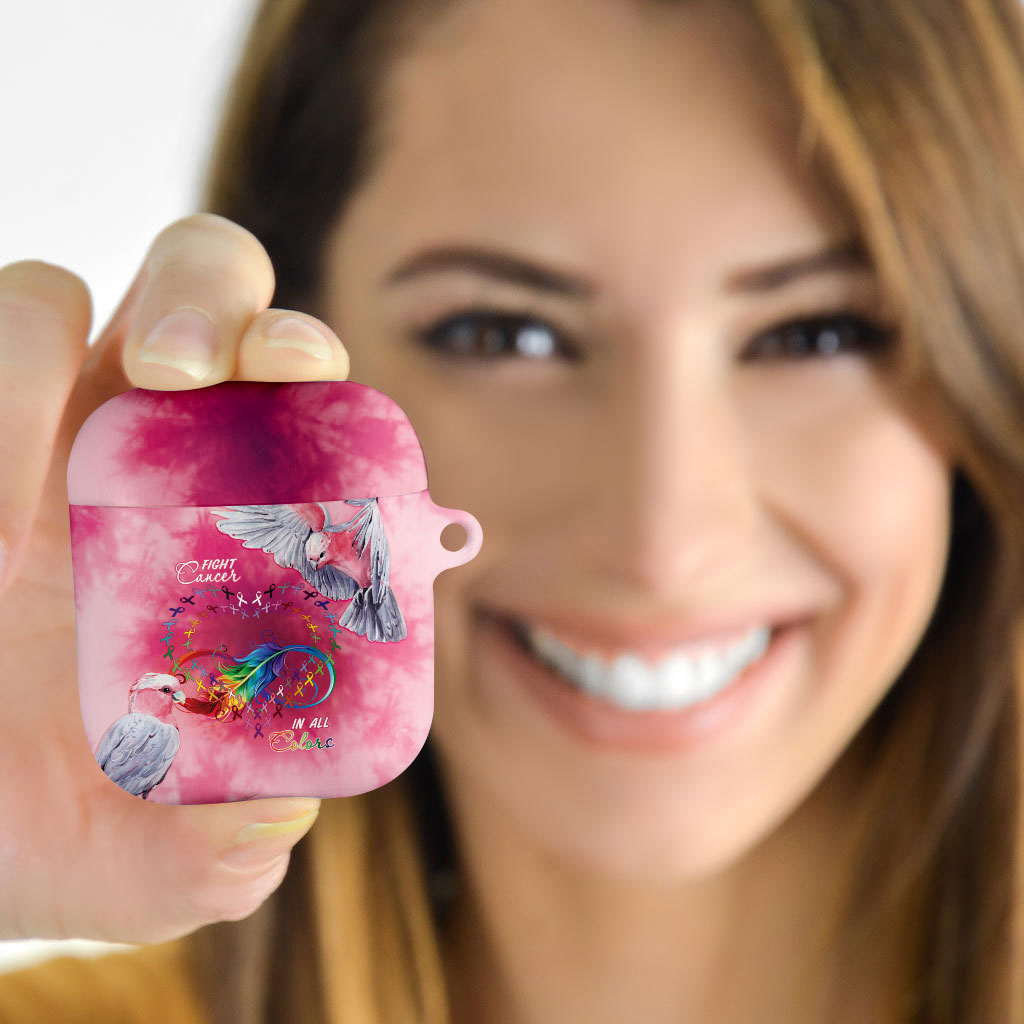 Australia Fight Cancer In All Colors AirPods Case Galah Pink Tie Dye