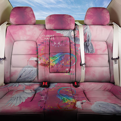 Australia Fight Cancer In All Colors Back Car Seat Cover Galah Pink Tie Dye