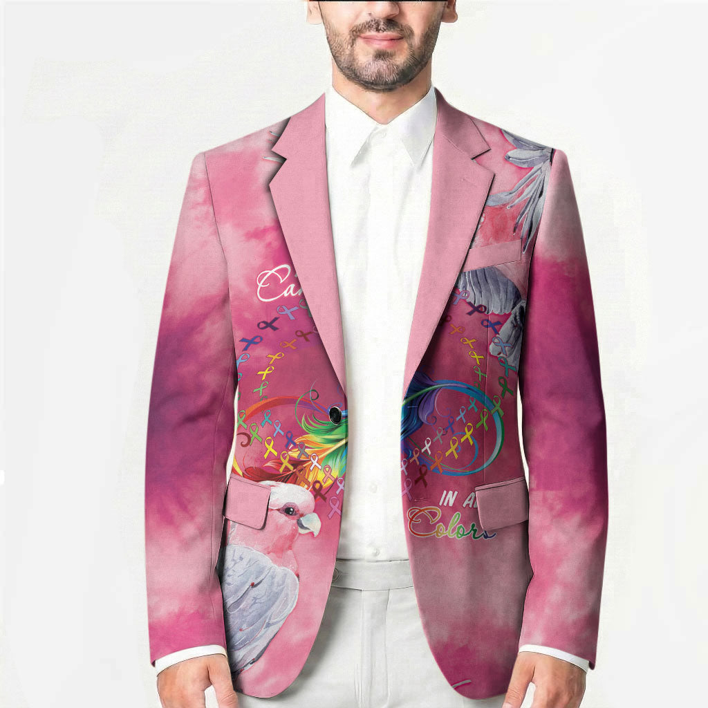 Australia Fight Cancer In All Colors Blazer Galah Pink Tie Dye