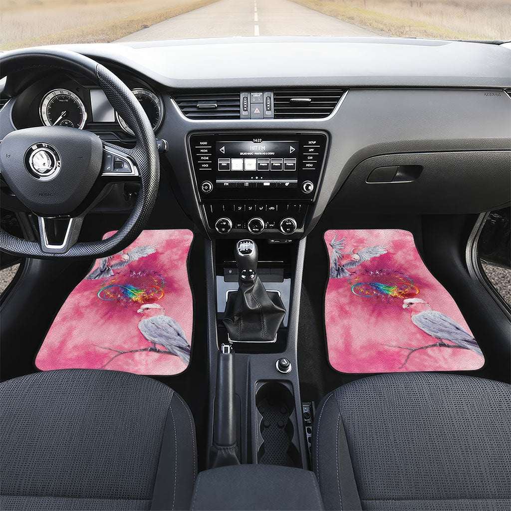 Australia Fight Cancer In All Colors Car Mats Galah Pink Tie Dye