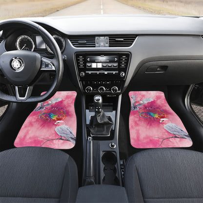 Australia Fight Cancer In All Colors Car Mats Galah Pink Tie Dye