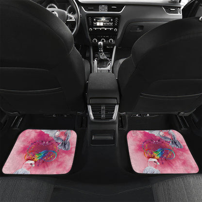 Australia Fight Cancer In All Colors Car Mats Galah Pink Tie Dye