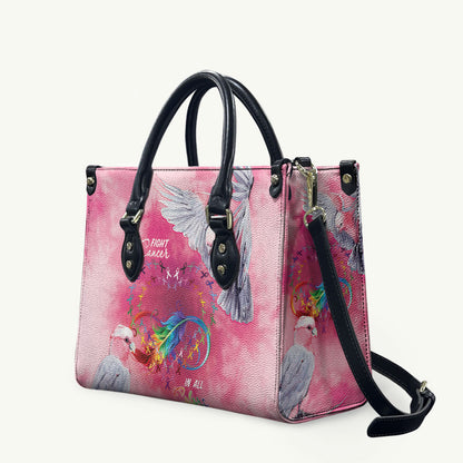 Australia Fight Cancer In All Colors Leather Bag Galah Pink Tie Dye