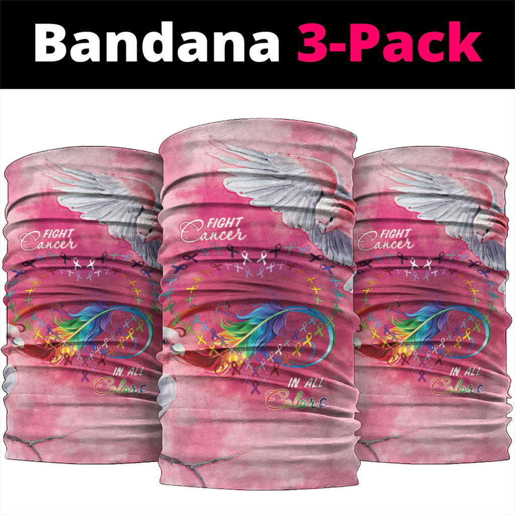 Australia Fight Cancer In All Colors Neck Gaiter Galah Pink Tie Dye