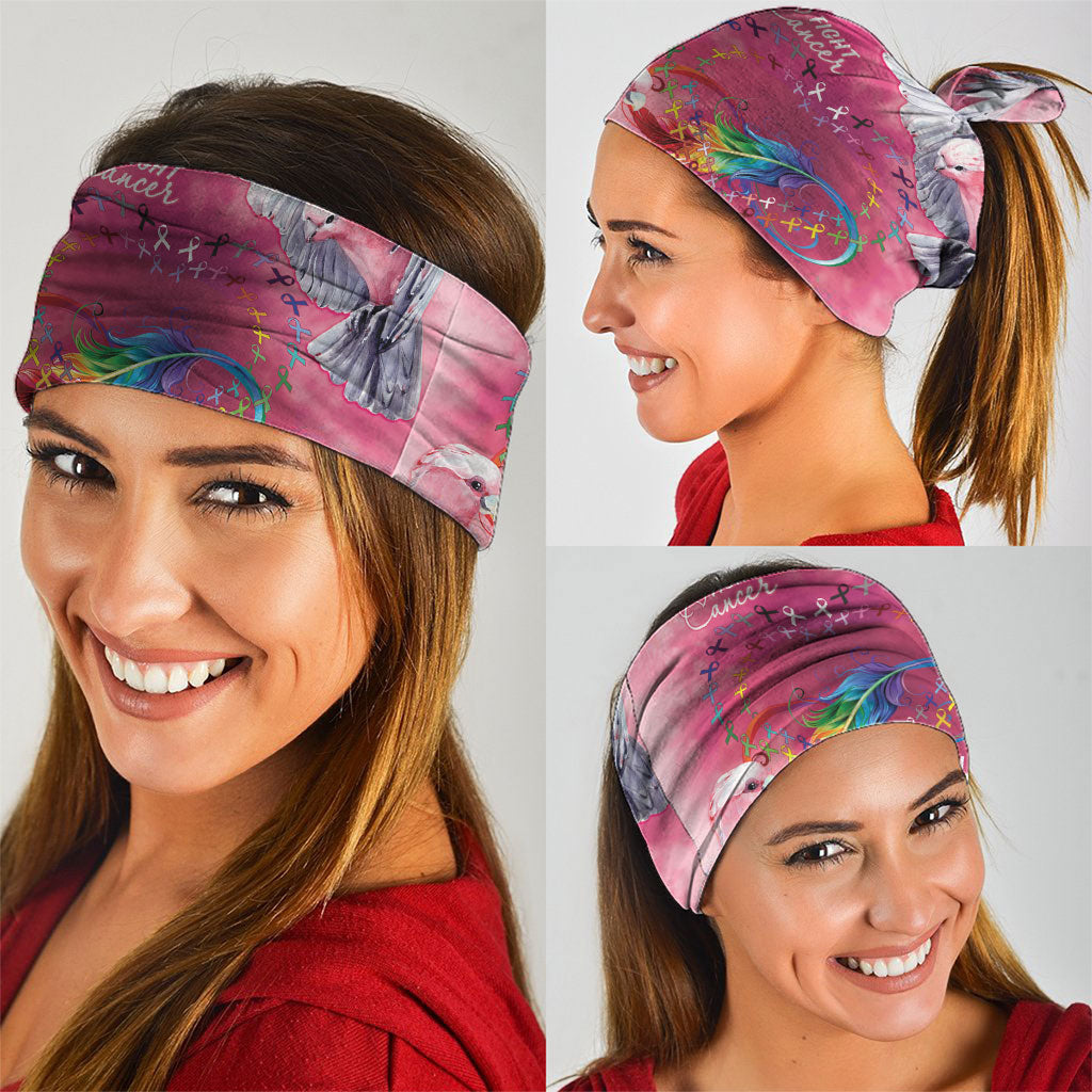 Australia Fight Cancer In All Colors Neck Gaiter Galah Pink Tie Dye
