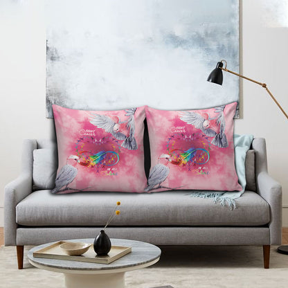 Australia Fight Cancer In All Colors Pillow Cover Galah Pink Tie Dye