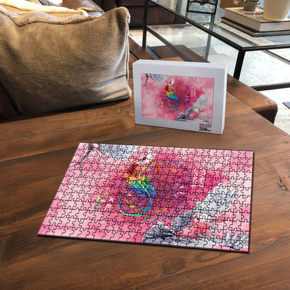 Australia Fight Cancer In All Colors Puzzle Galah Pink Tie Dye