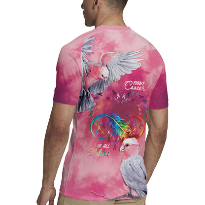 Australia Fight Cancer In All Colors Rugby Jersey Galah Pink Tie Dye