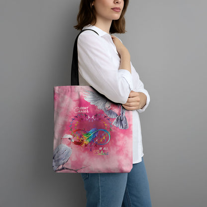 Australia Fight Cancer In All Colors Tote Bag Galah Pink Tie Dye
