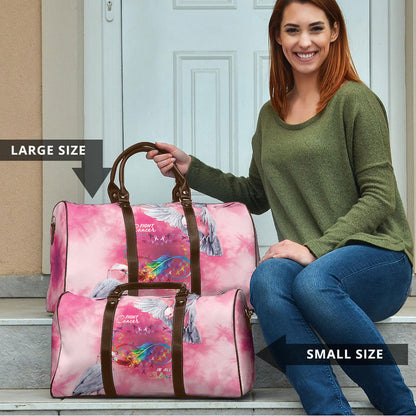 Australia Fight Cancer In All Colors Travel Bag Galah Pink Tie Dye