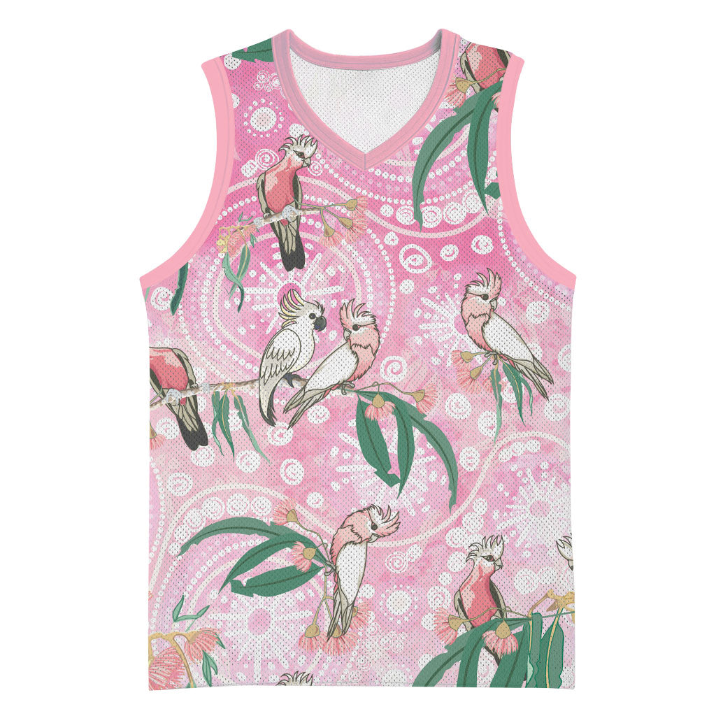 Australia Galah Aboriginal Basketball Jersey Breast Cancer Month