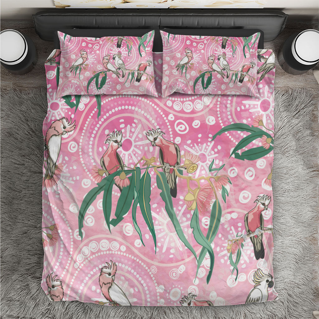 Australia Galah Aboriginal Bedding Set Breast Cancer Month
