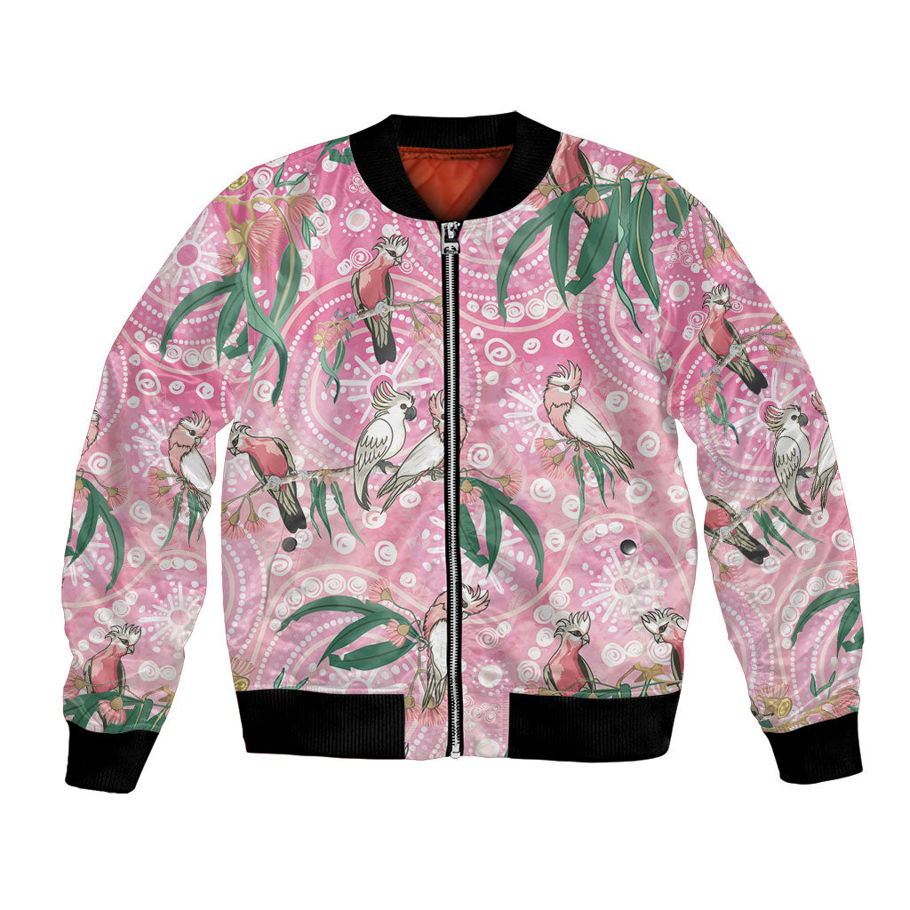 Australia Galah Aboriginal Bomber Jacket Breast Cancer Month