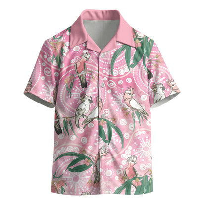 Australia Galah Aboriginal Kid Hawaiian Shirt Breast Cancer Month