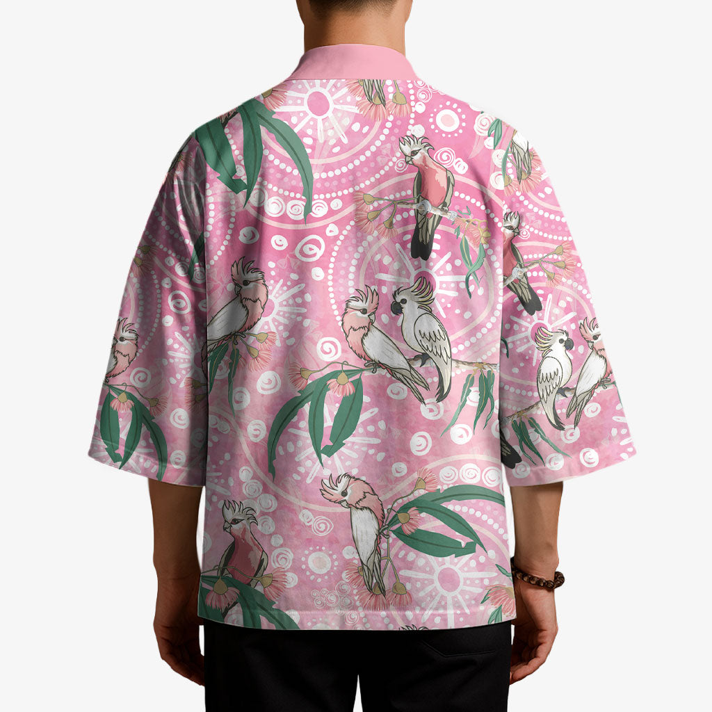 Australia Galah Aboriginal Kimono Breast Cancer Month