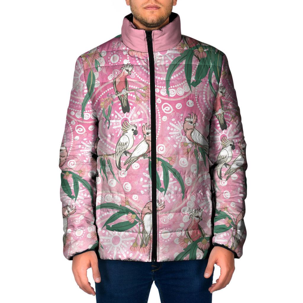 Australia Galah Aboriginal Padded Jacket Breast Cancer Month