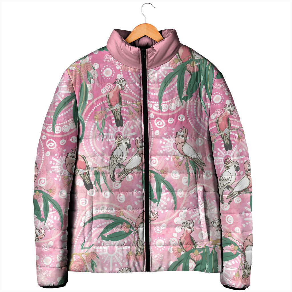 Australia Galah Aboriginal Padded Jacket Breast Cancer Month