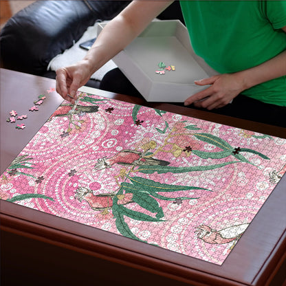 Australia Galah Aboriginal Puzzle Breast Cancer Month