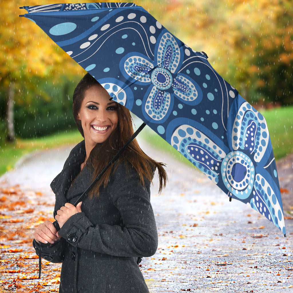 Prostate Cancer Month Aussie Indigenous Umbrella Blue Ribbon Aboriginal Arts