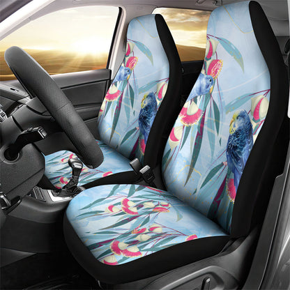 Australia Blue Budgie Marble Glaze Car Seat Cover Cancer Prevention