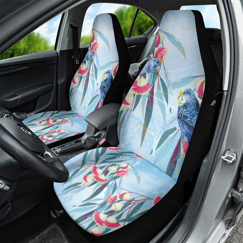 Australia Blue Budgie Marble Glaze Car Seat Cover Cancer Prevention
