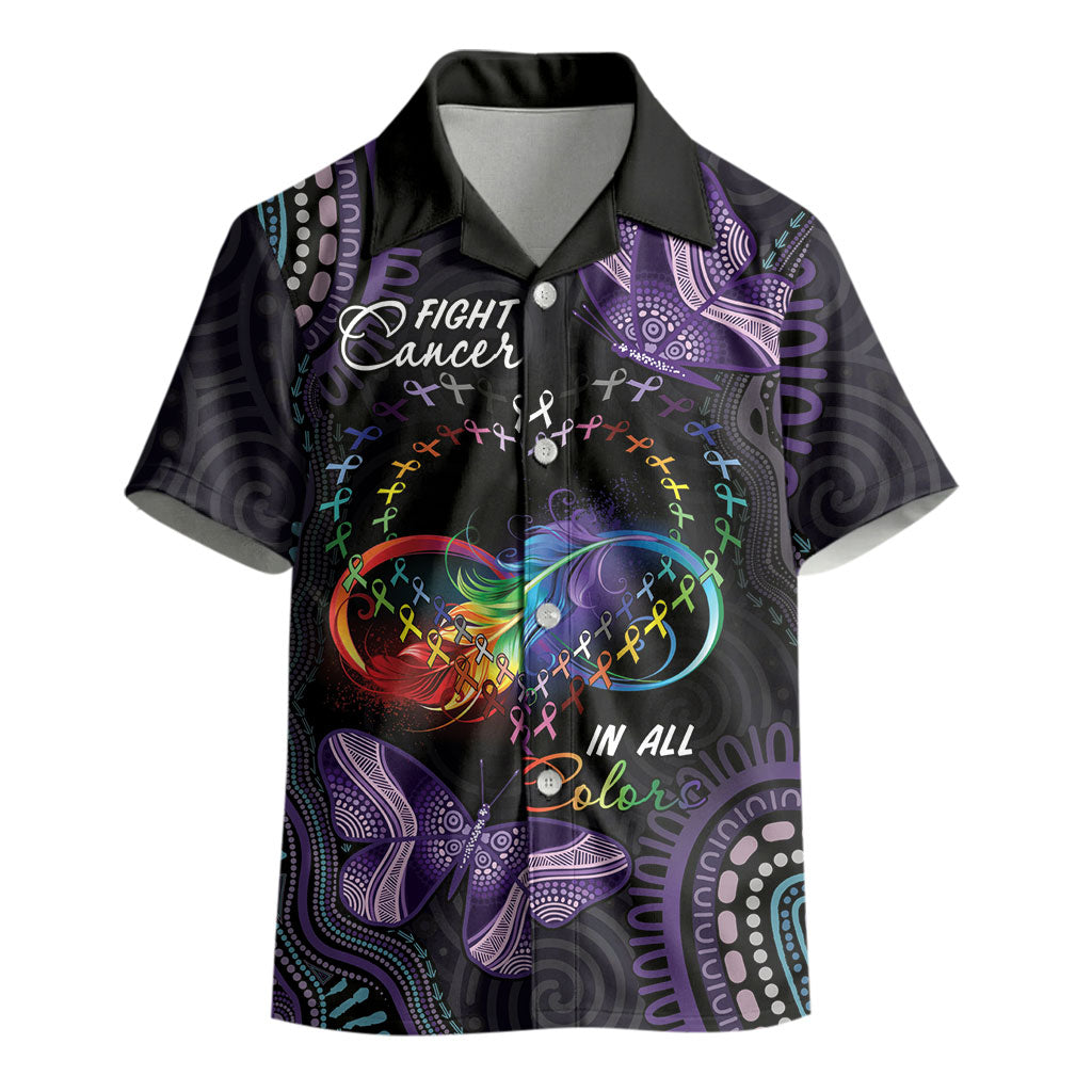 Australia Aboriginal Dot Arts Personalized Kid Hawaiian Shirt Fight Cancer In All Colors