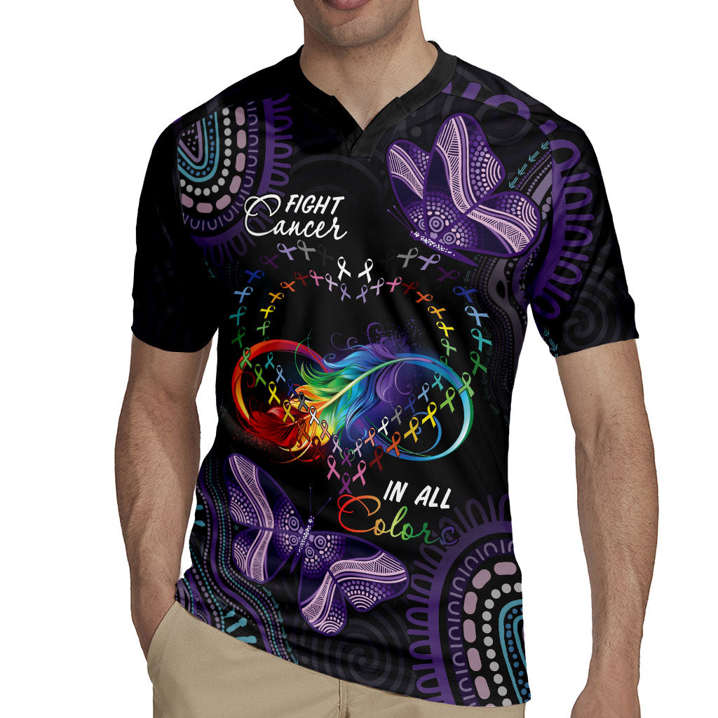 Australia Aboriginal Dot Arts Personalized Rugby Jersey Fight Cancer In All Colors