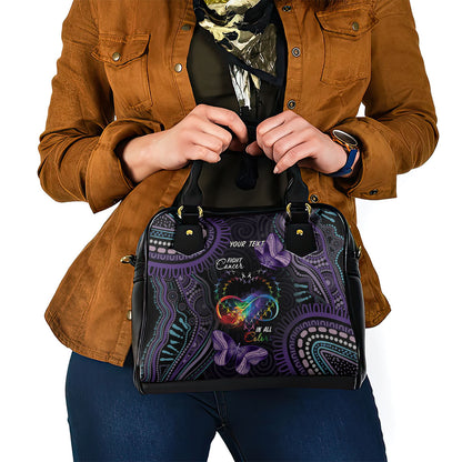 Australia Aboriginal Dot Arts Personalized Shoulder Handbag Fight Cancer In All Colors