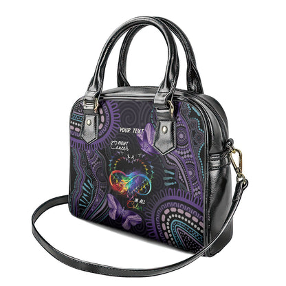 Australia Aboriginal Dot Arts Personalized Shoulder Handbag Fight Cancer In All Colors