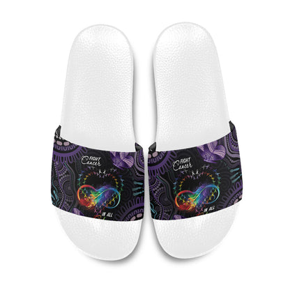 Australia Aboriginal Dot Arts Personalized Slide Sandals Fight Cancer In All Colors