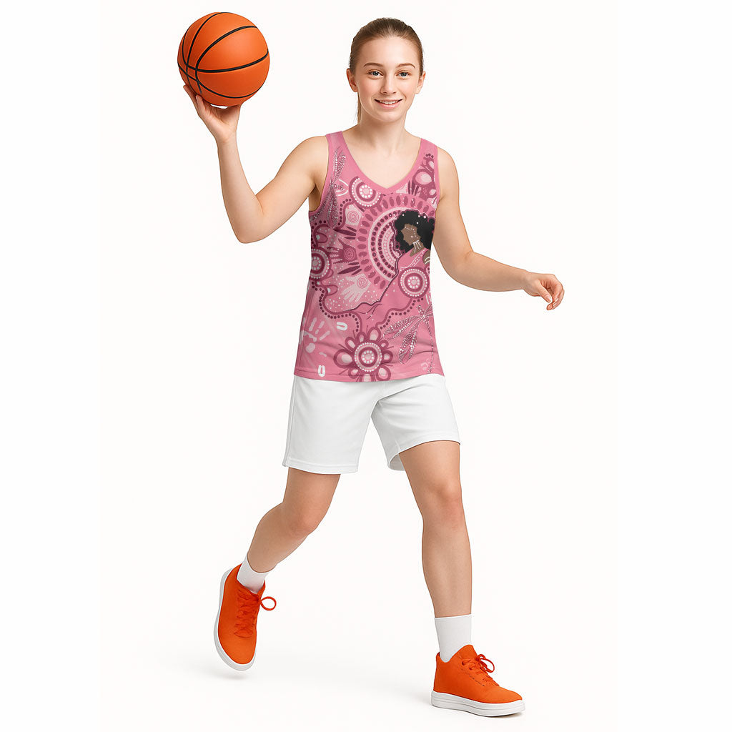 Australia Women's Day Aboriginal Basketball Jersey Mother's Love